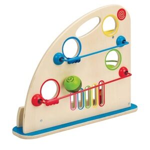 Hape Totally Amazing Roller Derby Wooden Marble Racing Toddler Toy 1-3yrs